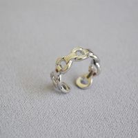 Simple Style Classic Style Solid Color Alloy Hollow Out Gold Plated Silver Plated Unisex Rings main image 1
