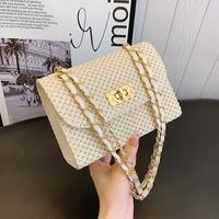 Women's Medium Straw Solid Color Vintage Style Classic Style Flip Cover Crossbody Bag main image 3