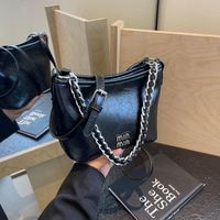 Women's Small Pu Leather Letter Classic Style Streetwear Zipper Crossbody Bag main image 4