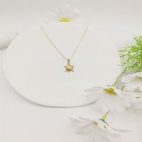 304 Stainless Steel Simple Style Classic Style Solid Color Pendant Necklace main image 3