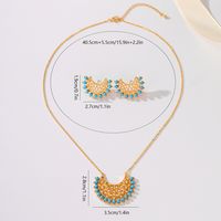Copper 18K Gold Plated Simple Style Classic Style Inlay Solid Color Zircon Jewelry Set main image 3