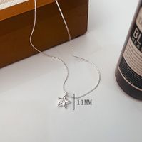 Sterling Silver Casual Chain Pentagram Geometric Pendant Necklace main image 7