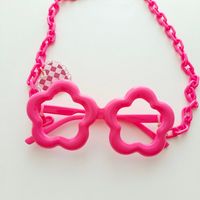Cute Vacation Sweet Flower Resin Special-Shaped Mirror Full Frame Kids Sunglasses sku image 15