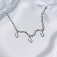 Vacation Simple Style Classic Style Letter Rhinestones Metal Copper Wholesale Waist Chain sku image 22