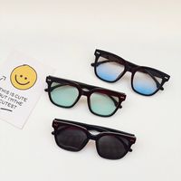 IG Style Casual Vacation Solid Color Resin Square Full Frame Kids Sunglasses main image 6