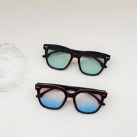 IG Style Casual Vacation Solid Color Resin Square Full Frame Kids Sunglasses main image 2