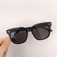IG Style Casual Vacation Solid Color Resin Square Full Frame Kids Sunglasses sku image 4