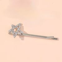 Women's IG Style Simple Style Star Rhinestone Hollow Out Inlay Rhinestones Hair Clip sku image 2