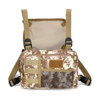 Unisex Camouflage Oxford Cloth Sewing Thread Zipper Fanny Pack sku image 1