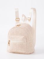 Color Block Casual Daily Kids Backpack sku image 3