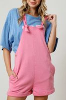Preppy Style Solid Color Polyester Jumpsuits main image 5