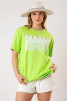 Women's T-shirt Short Sleeve T-Shirts Tassel Simple Style Letter sku image 14