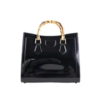 Women's Large PVC Solid Color Vintage Style Classic Style Magnetic Buckle Jelly Bag main image 3