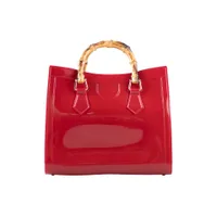 Women's Large PVC Solid Color Vintage Style Classic Style Magnetic Buckle Jelly Bag main image 2