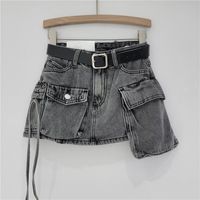 Women's Skirt Simple Style Solid Color Above Knee Daily main image 4