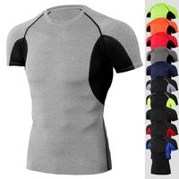 Hommes Couleur Unie Décontractée Col Rond Sans Col Manche Courte Svelte T-shirt Homme main image 6