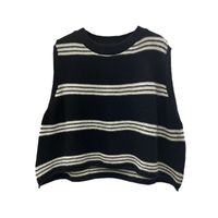 Women's Sleeveless Sweaters & Cardigans Stripe Simple Style Stripe main image 2