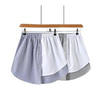 Summer Streetwear Stripe Polyester Above Knee Skirts main image 1