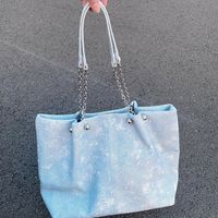 Women's Large Pu Leather Solid Color Basic Classic Style Magnetic Buckle Tote Bag main image 5
