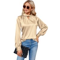 Women's Blouse Long Sleeve Blouses Elegant Solid Color main image 5