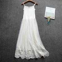 Women's Regular Dress Simple Style Collarless Sleeveless Solid Color Maxi Long Dress Daily main image 1