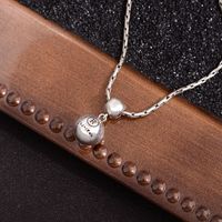 Copper Simple Style Classic Style Solid Color Pendant Necklace main image 4
