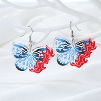 1 Paire Style IG Style Simple Papillon Arylique Alliage Crochet D'oreille sku image 2