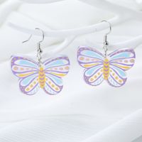 1 Paire Style IG Style Simple Papillon Arylique Alliage Crochet D'oreille main image 7