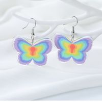 1 Pair IG Style Simple Style Butterfly Arylic Alloy Ear Hook main image 5