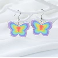 1 Paire Style IG Style Simple Papillon Arylique Alliage Crochet D'oreille sku image 1