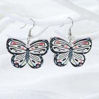 1 Paar IG-Stil Einfacher Stil Schmetterling Aryl Legierung Ohrhaken main image 8