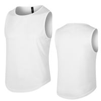 Men's Solid Color Simple Style Round Neck Men's Sets main image 3