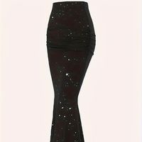 Women's Skirt Streetwear Sequins Solid Color Maxi Long Dress Daily main image 5