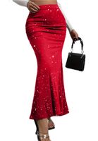 Women's Skirt Streetwear Sequins Solid Color Maxi Long Dress Daily main image 6