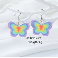 1 Pair IG Style Simple Style Butterfly Arylic Alloy Ear Hook main image 2