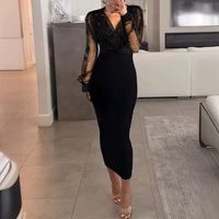 Women's Sheath Dress Sexy Boat Neck Sleeveless Solid Color Maxi Long Dress Holiday Daily Date main image 1