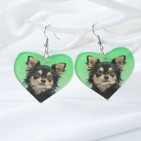 1 Pair IG Style Cute Funny Animal Heart Shape Alloy Ear Hook sku image 2