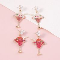 1 Pair Cartoon Style Ice Cream Enamel Zinc Alloy Earrings main image 7