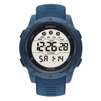 Retro Classic Style Solid Color Electronic Men's Watches sku image 2