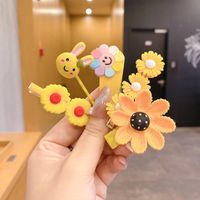 Women's Sweet Fruit Flower Butterfly Mixed Materials Stoving Varnish Hair Clip main image 5