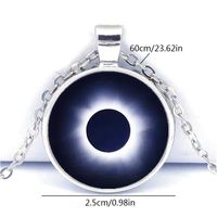 Wholesale Jewelry Hip-Hop Artistic Color Block Zinc Alloy Glass Chain Pendant Necklace main image 5