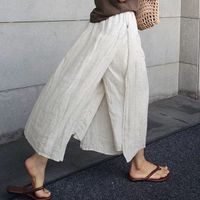 Women's Holiday Daily Simple Style Solid Color Ankle-Length Casual Pants Culottes main image 1
