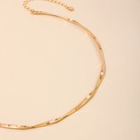 Wholesale Jewelry Basic Modern Style Classic Style Geometric Solid Color Alloy Choker main image 5