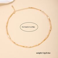 Großhandel Schmuck Basic Moderner Stil Klassischer Stil Geometrisch Einfarbig Legierung Halsband main image 2