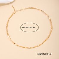 Wholesale Jewelry Basic Modern Style Classic Style Geometric Solid Color Alloy Choker main image 2