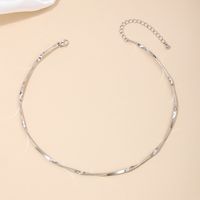 Wholesale Jewelry Basic Modern Style Classic Style Geometric Solid Color Alloy Choker main image 6