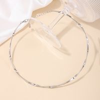 Großhandel Schmuck Basic Moderner Stil Klassischer Stil Geometrisch Einfarbig Legierung Halsband main image 4