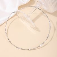 Wholesale Jewelry Basic Modern Style Classic Style Geometric Solid Color Alloy Choker sku image 2