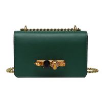 Women's Medium Pu Leather Solid Color Elegant Vintage Style Lock Clasp Square Bag main image 4