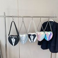 Mujeres Medio Cuero Sintético Degradado De Color Nudo De Lazo Ropa De Calle Cremallera Bolsa Para Las Axilas main image 1